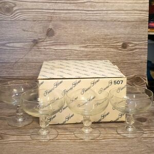 Princess house 4 dessert dishes in box